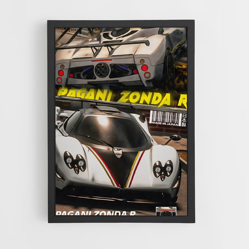 Poster Zonda R Legend – affiche Pagani (vue 2)